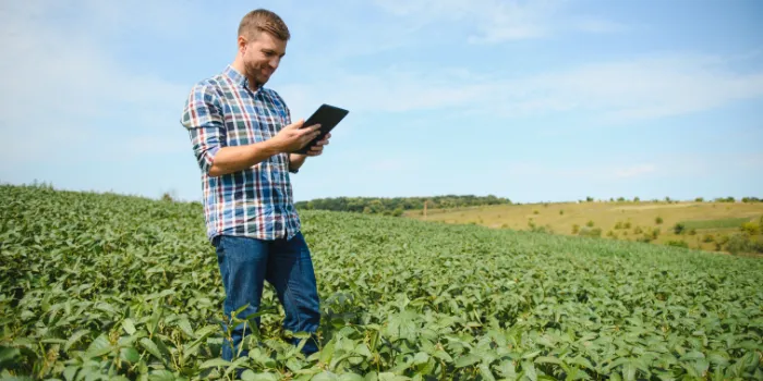 vecteezy_agronomist-inspecting-soya-bean-crops-growing-in-the-farm_39338033