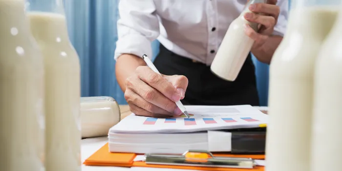 Optimize dairy raw materials