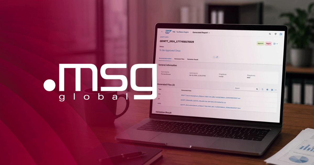 Msg Rethink Tax Return Engine | msg global