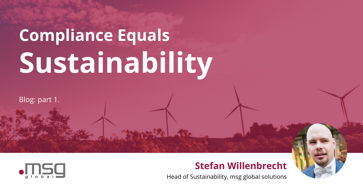 Compliance equals sustainability