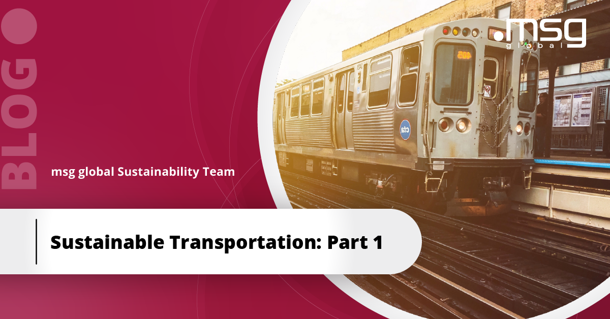 Sustainability Transportation Part 1