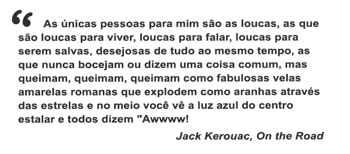 jack kerouac quote portuguese